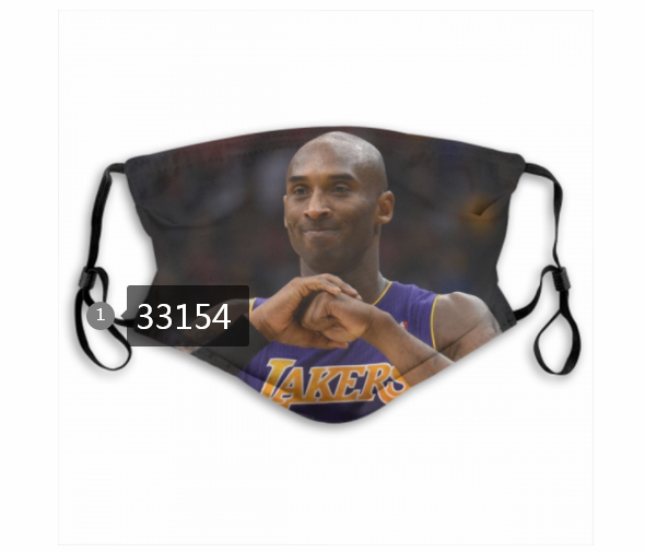 2021 NBA Los Angeles Lakers #24 kobe bryant 33154 Dust mask with filter->nba dust mask->Sports Accessory